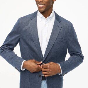 NWT J. Crew Men's Thompson Slim Fit Stretch Knit Suit Jacket Blazer Navy Size 36